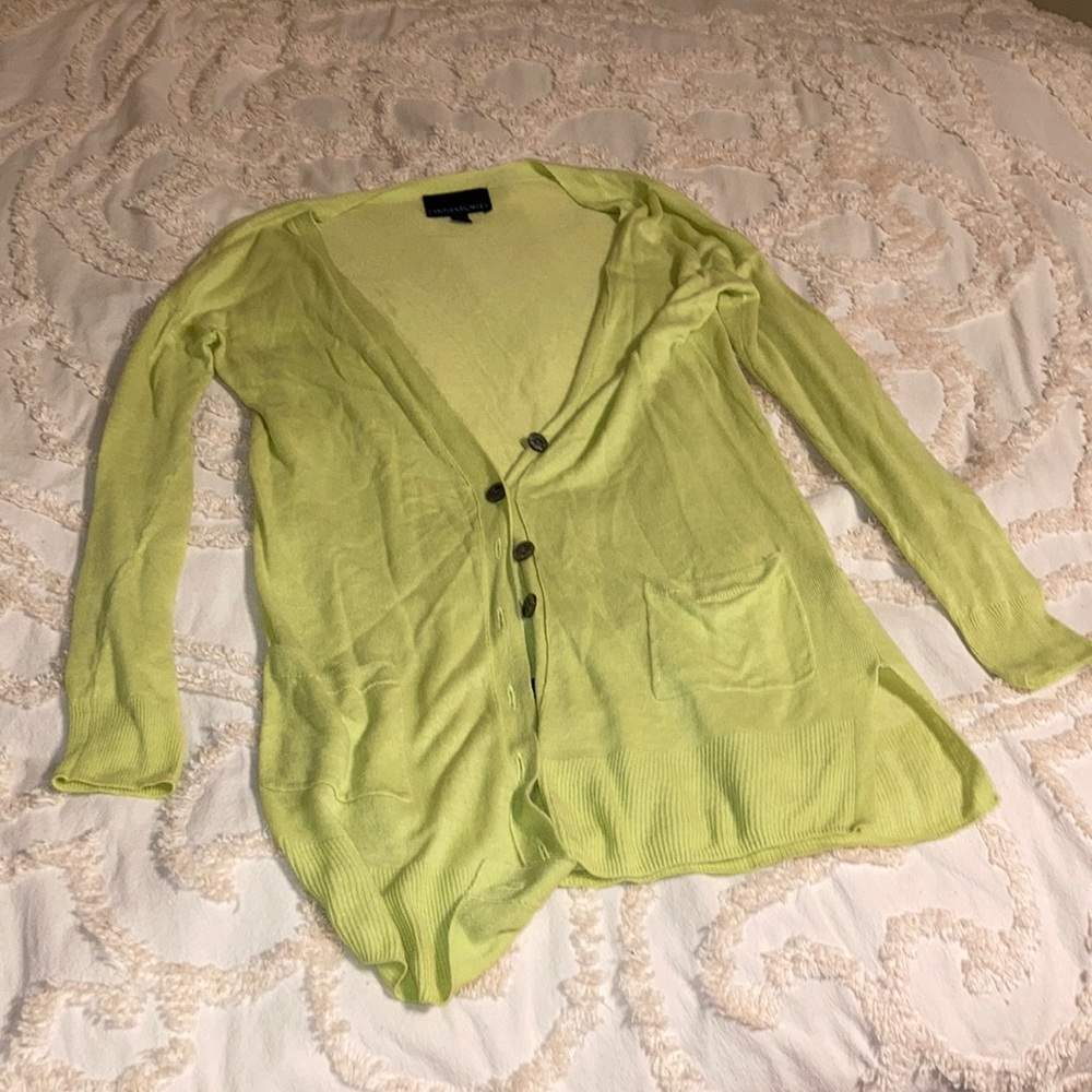 Cynthia Rowley cardigan green